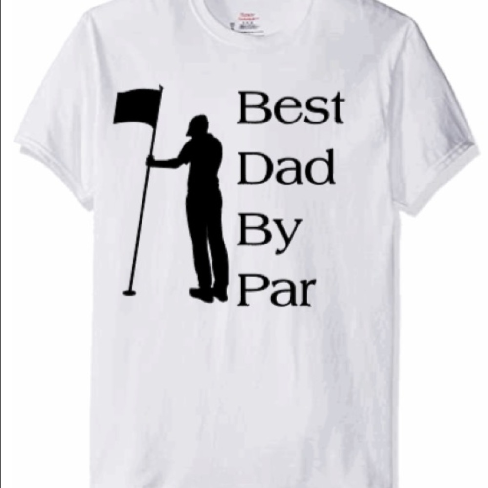 Golf themed Father’s Day t shirt